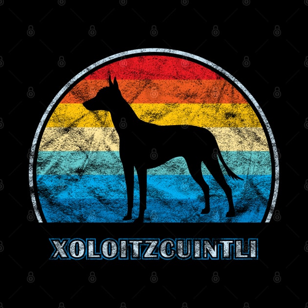 Xoloitzcuintli Vintage Design Dog by millersye