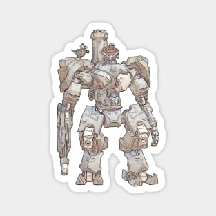 Overwatch Bastion Stealth Skin Faded Magnet