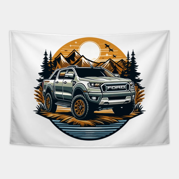 Ford Ranger Tapestry by Vehicles-Art