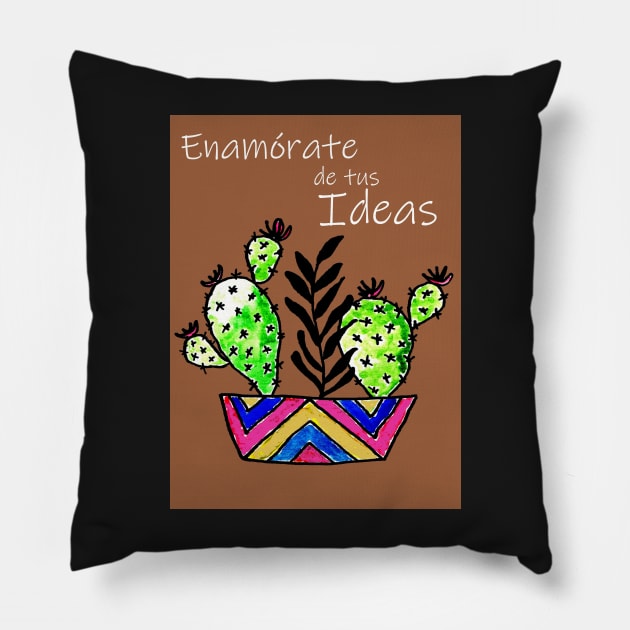 fall in love with your ideas Pillow by RanitasArt