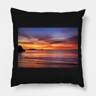 Worms Head, Rhossili Bay, Gower Pillow