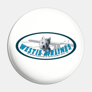 West Hyland Terrier Airline Logo Pin