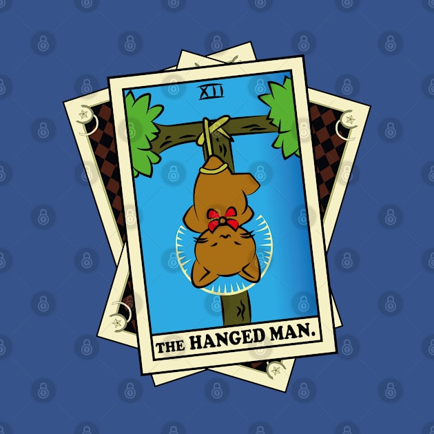 TAROT CARDS DECK | THE HANGED MAN. | FORTUNE CAT by Byntar