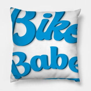 Biker Babe Graphic Tee Pillow