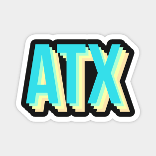 ATX ocean colors Magnet