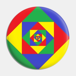 3D Printing red blue green yellow artwork Pin