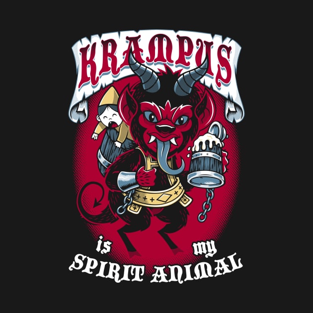 Krampus is My Spirit Animal - Creepy Cute Goth - Holidays by Nemons