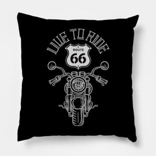 LIVE TO RIDE Pillow