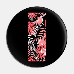 Tropical Beach Leaves Pin