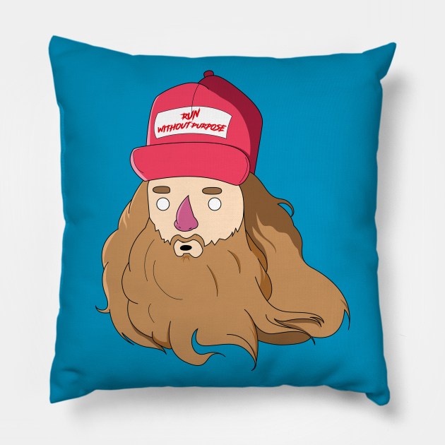 Forrest Gump Vector Pillow by Sons of Skull