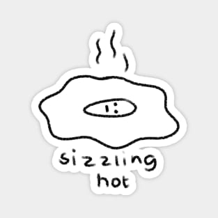 sizzling hot! egg Magnet