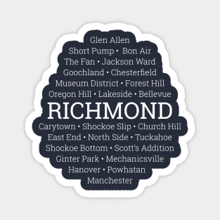 Neighborhoods of Richmond, Virginia Magnet