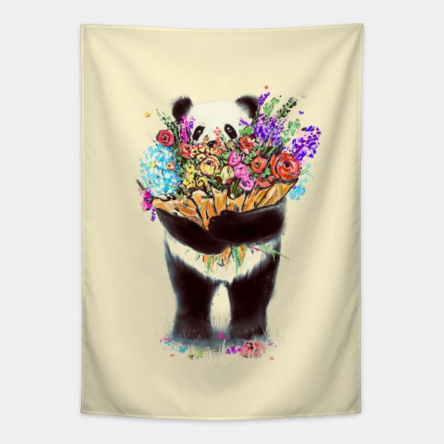 Flowers For You Tapestry by nicebleed