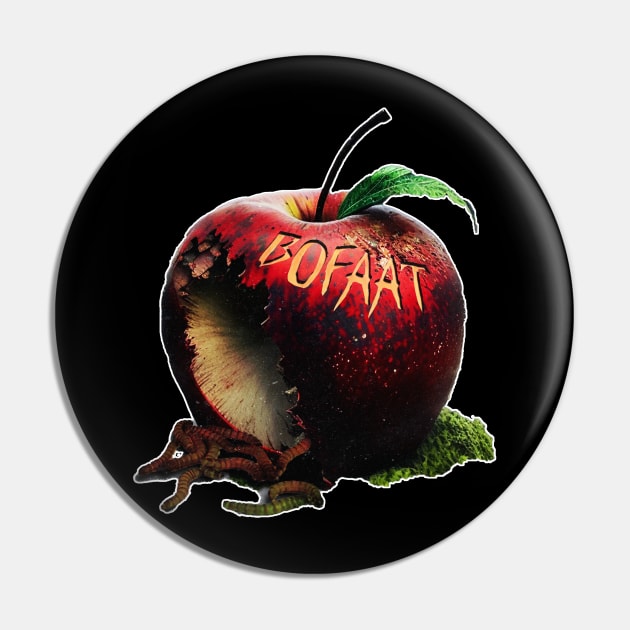 BoFaat Rotten Apple Pin by BoFaatWear