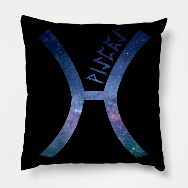 Piscis Galaxy Pillow by GorsskyVlogs