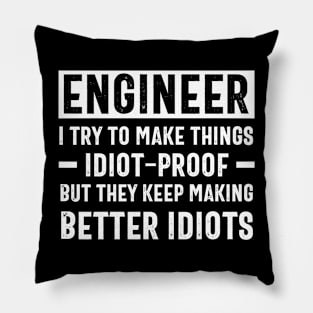 funny sayings for engineers Pillow