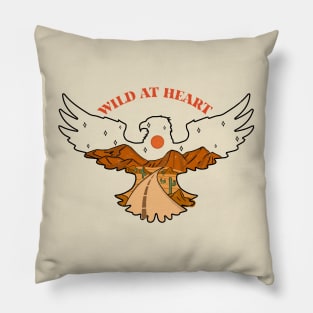 Positive message Wild at heart Pillow