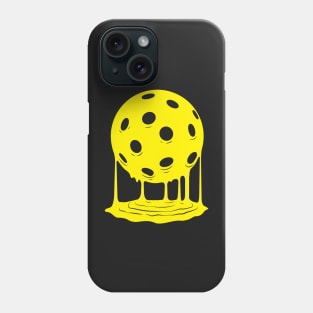 Pickleball Melting Halloween Scary Funny Phone Case