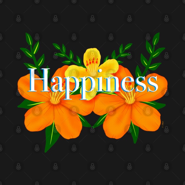 Happiness hibiscus flowers by Chillateez 