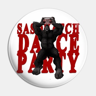 Sasquatch Dance Party Pin