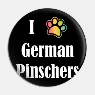 I Heart German Pinschers | I Love German Pinschers Pin