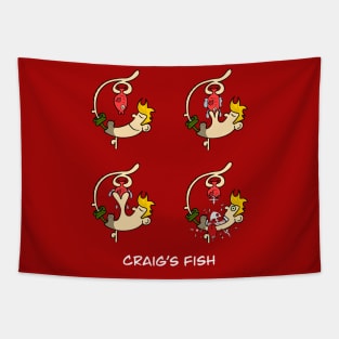 Craig's Fish Blonde Boy Tapestry