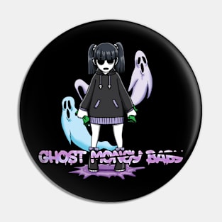 Ghost Money Girl Pin