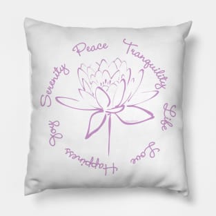 Lavender Lotus Serenity Pillow