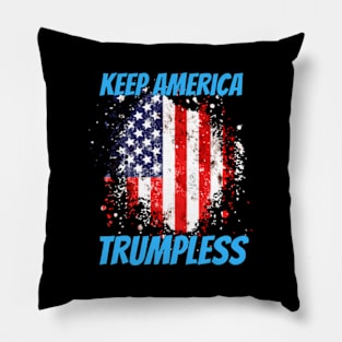 Keep America Trumpless ny -Trump Pillow