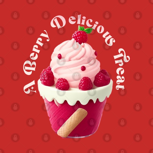 raspberry ice-cream by AOAOCreation