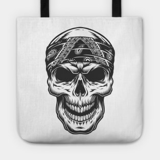 Cholo skull Tote