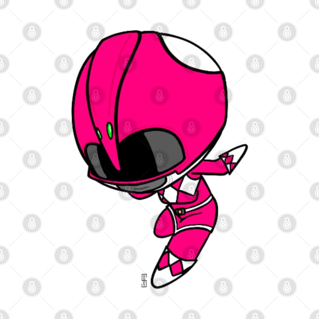 Chibi Pink Ranger by Not Too Shoddy