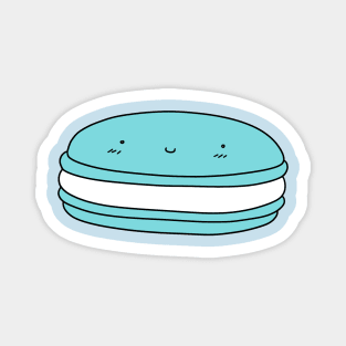 Blue Macaroon Magnet