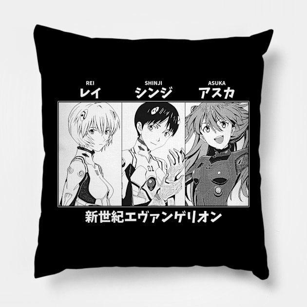 Neon Genesis Evangelion Children Pillow by KMSbyZet