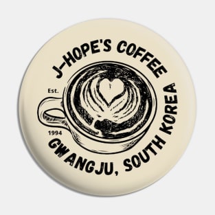 J-hope's Coffee (Hoseok of BTS) Pin