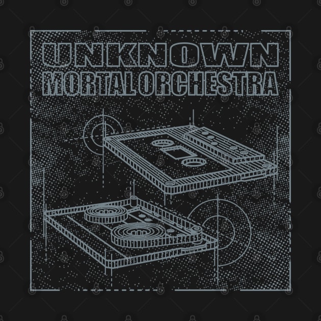 Unknown Mortal Orchestra - Technical Drawing by Vector Empire