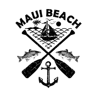 Maui Beach, America, Boat Paddle T-Shirt