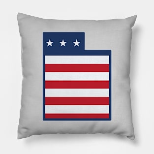 Stars and Stripes Utah Pillow