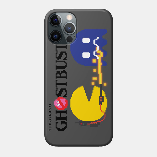 Pac Buster - Chase ghost - Black text - Pacman - Phone Case