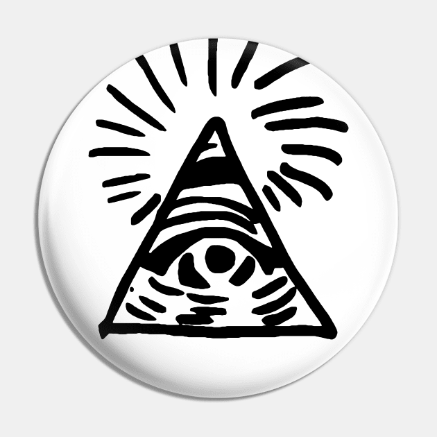 All seeing eye pin outlet
