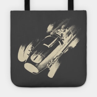 Vintage Race Car 4 by © Buck Tee Originals Tote