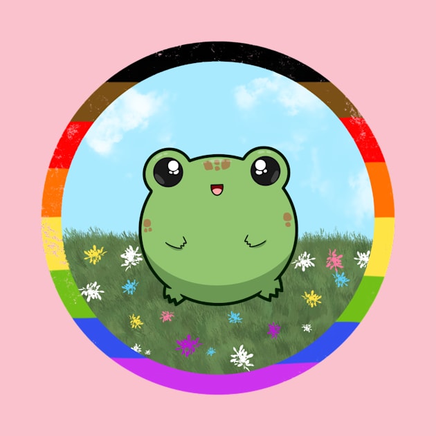 Pride Froggo (Philly) by GummiFrogArt