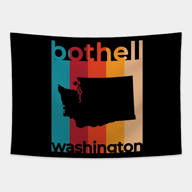 Bothell Washington Retro Tapestry by easytees