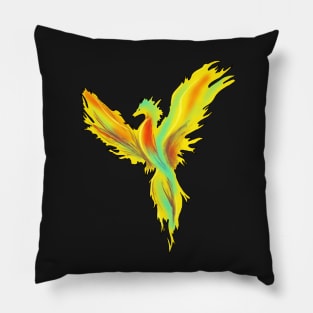 Yellow New phoenix Pillow