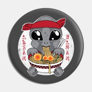 Kuwaii Ramen Cute Alien Baby Ramen Lover Pin