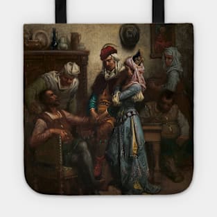 Don Quixote and Sancho Panza Entertained by Basil and Quiteria by Gustave Dore Tote