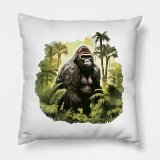 Black Gorilla Pillow