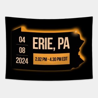 Eclipse 2024 - Pennsylvania State Erie PA USA Tapestry