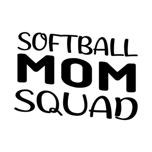 Softball Mom   Squad T-Shirt