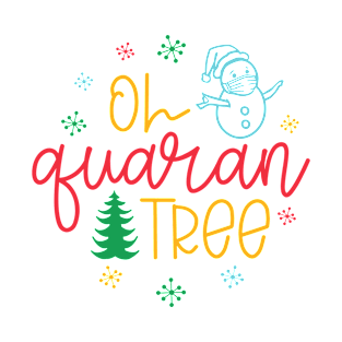 Oh Quaran Tree Funny 2020 Christmas Commemorative T-Shirt